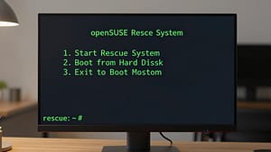 openSUSE rescue